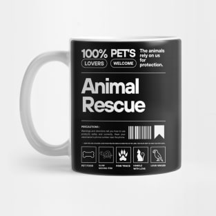 animal rescue Mug